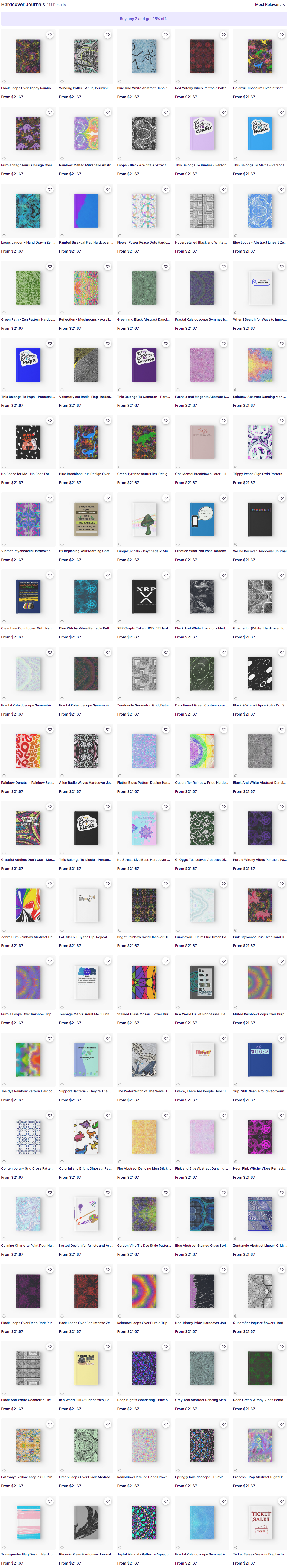 hardcover journals